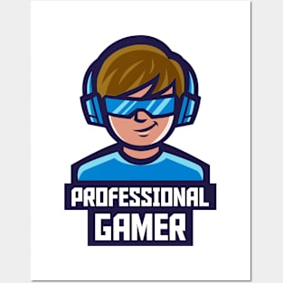 Professional Gamer Posters and Art